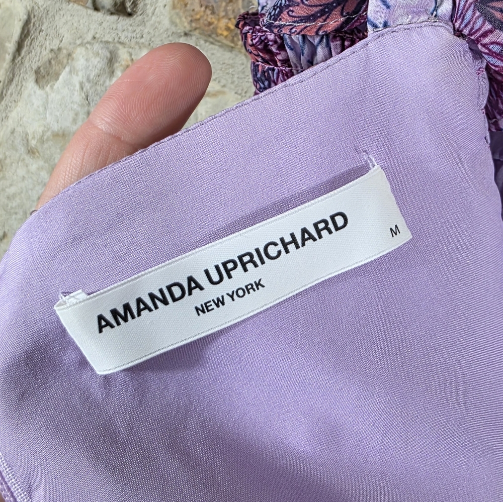 NEW Amanda Uprichard Francia Floral Dress In Porsena - Picture 5 of 8